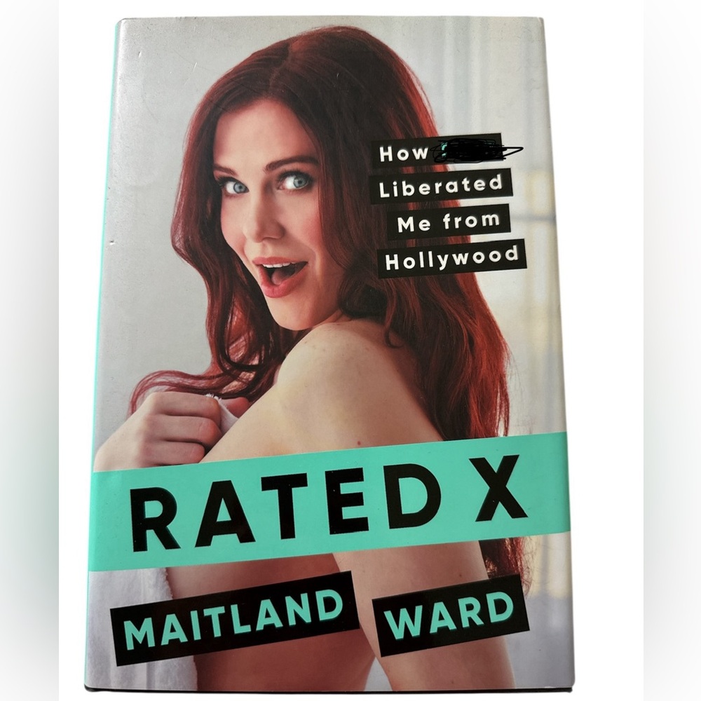 Autographed Rated X by Maitland Ward - White and Black Cover